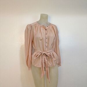La Vie by Rebecca Taylor Peach Blouse